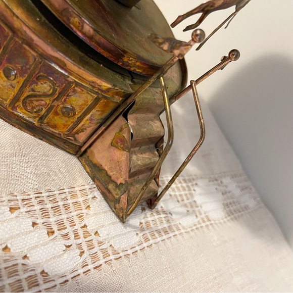 Vintage | Copper Merry Go Round Carousel Music Box - Picture 5 of 9
